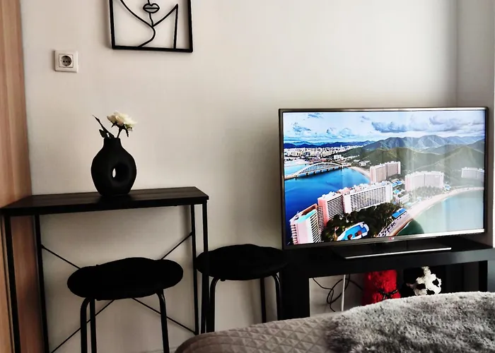 Elegant Central Studio With Balcony & 1 Gbps Fiber